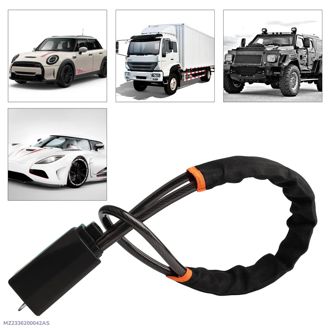 Pc visibility car wheel lock. Steering wheel lock