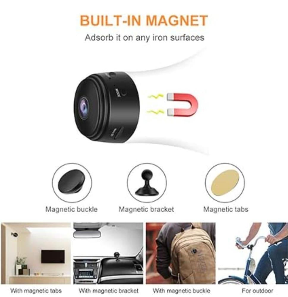 Rechargeable Mani hd security camera 24mm