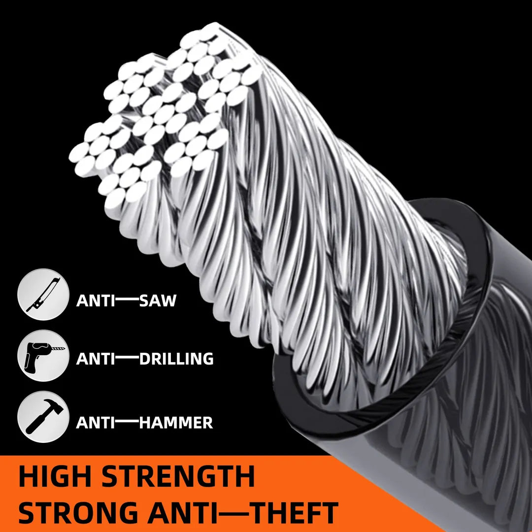 Pc visibility car wheel lock. Steering wheel lock